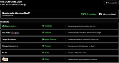 Site verificado e verdadeiro:5555com